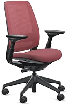 Steelcase Series 2 Office Chair, Graphite Frame, Cogent Connect Merlot, Hard Floor Casters