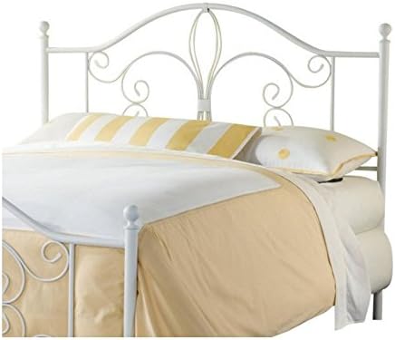 Hillsdale Ruby Metal, King Headboard, Textured White