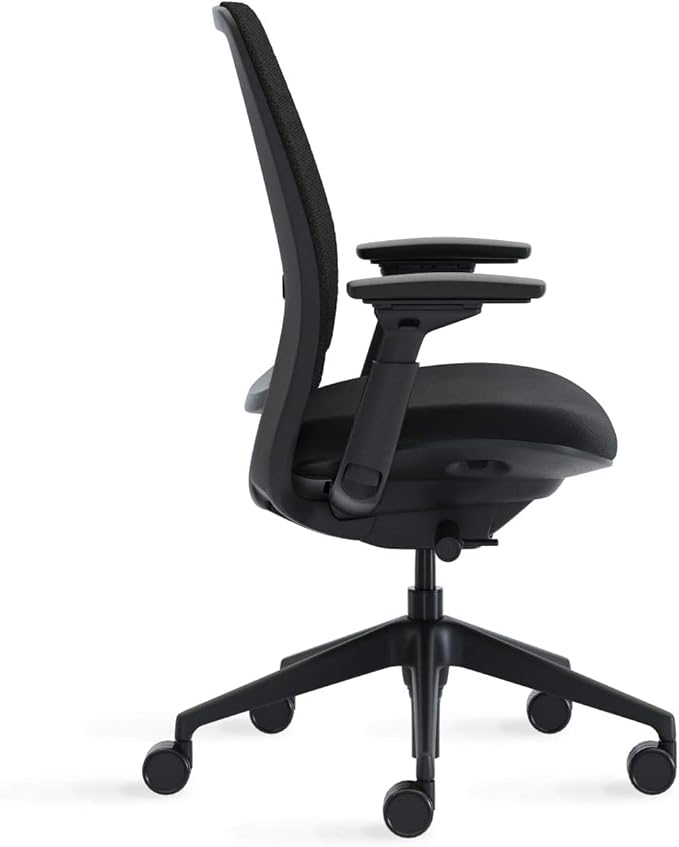 Steelcase Series 2 Office Chair, Graphite Frame, Cogent Connect Nickel