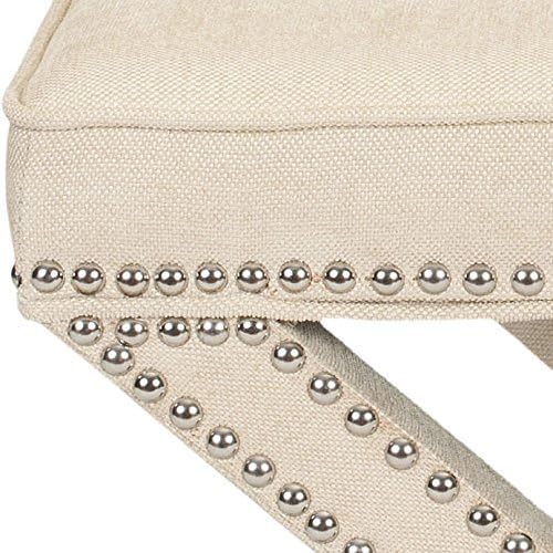 Safavieh Mercer Collection Palmer Ottoman, Taupe