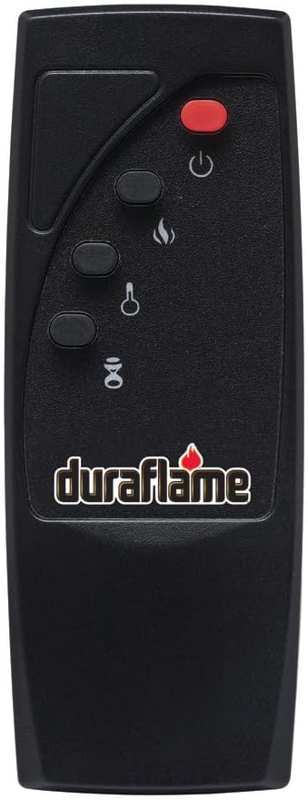 duraflame Freestanding Electric Fireplace Stove Heater with 3D Flame Effect for 1,000 Sq. Ft, Bronze
