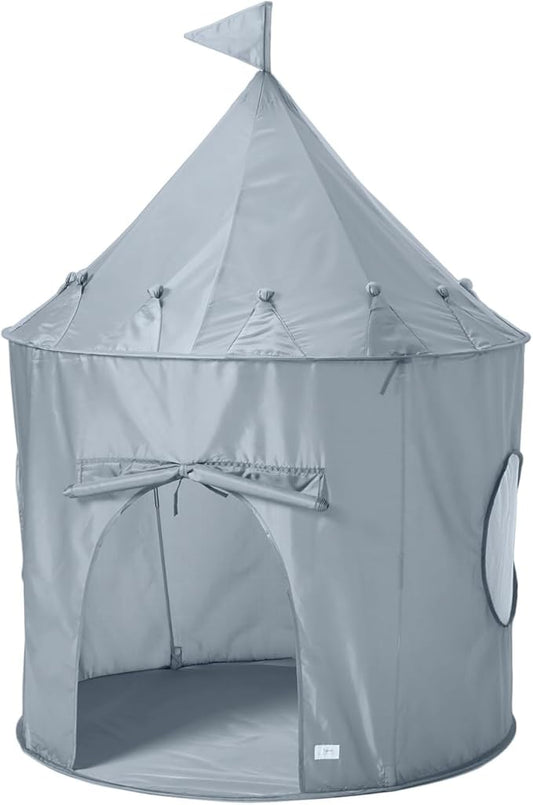 3 Sprouts Kids Play Tent - Sustainable Recycled Fabric – Fun Spacious Childs Playhouse for Indoor Games for Boys & Girls - Durable Fort Pop Up House for Toddlers & Children Age 3-10 - Blue
