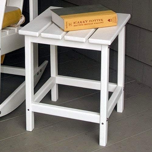 POLYWOOD ECT18SA Long Island 18" Side Table, Sand