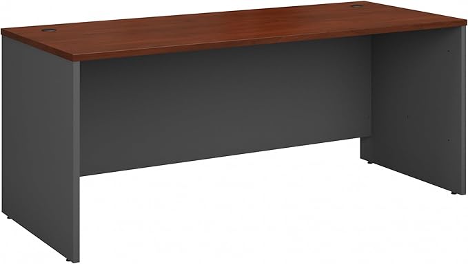 Bush Business Furniture Series C 72W x 30D Office Desk in Hansen Cherry