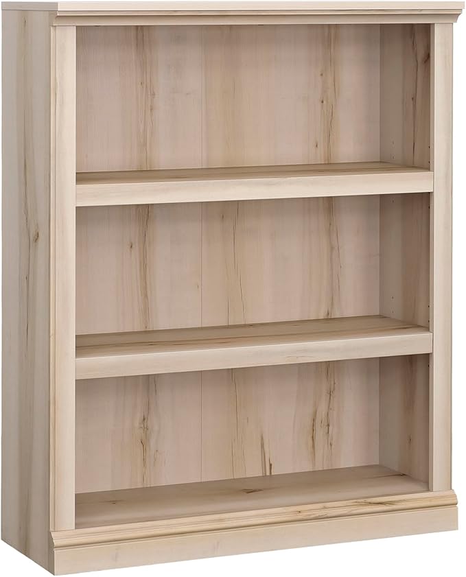 Sauder Miscellaneous Storage 3-Shelf Display Bookcase, Pacific Maple Finish