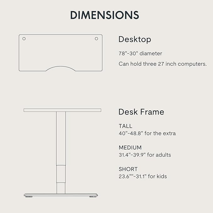 FLEXISPOT E6 MAX Bamboo 78x30 Inch Dual Motor 3-Stage Heavy Duty Standing Desk, 330lbs Weight Capacity, Height Adjustable Desk w/Cable Management & Wheels (Solid Bamboo Curved Desktop + White Frame)