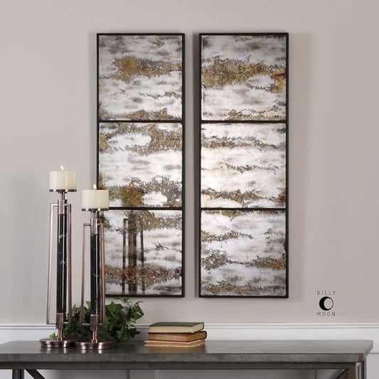 Uttermost Rahila 2-Piece 42" High Framed Wall Art Set