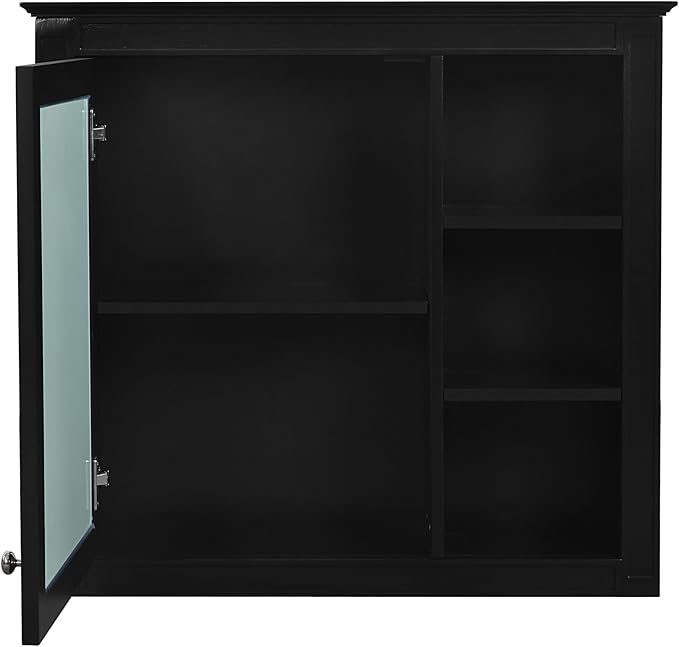 30" Bathroom Vanity with Matching Medicine Cabinet, Modern Sink Storage Cabinet with Drawers, Soft Closing Doors and Shelf, Bathroom Vanities with Sink & Mirror