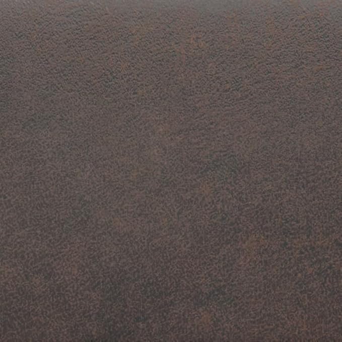 SIMPLIHOME Harrison 40 inch Wide Transitional Square Large Coffee Table Storage Ottoman in Distressed Brown Vegan Faux Leather, Assembled, for The Living Room and Bedroom