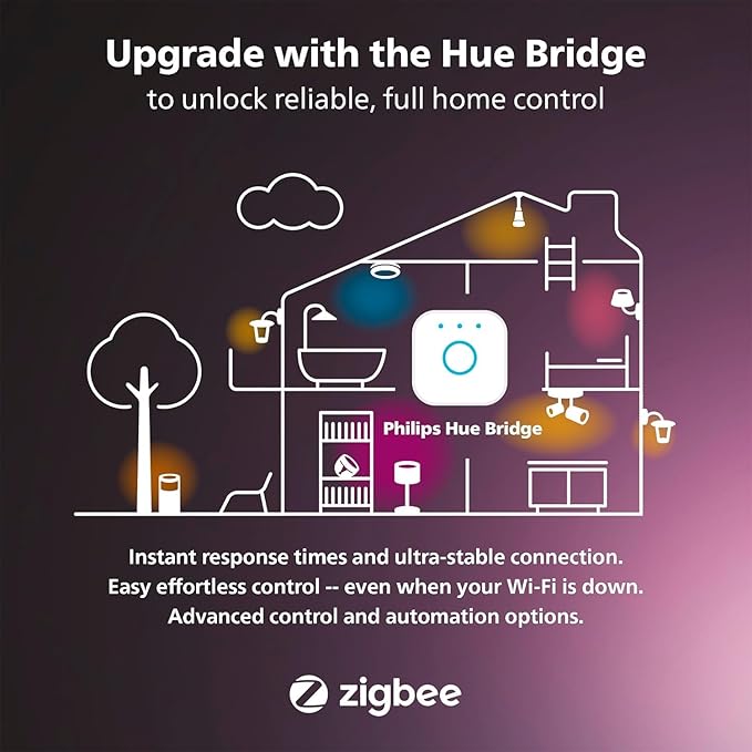 Philips Hue Indoor/Outdoor 65-Foot Festavia String Lights - 250 Mini Color Changing Smart LEDs - Weatherproof - Control with Hue App - Works with Alexa, Google Assistant and Apple HomeKit