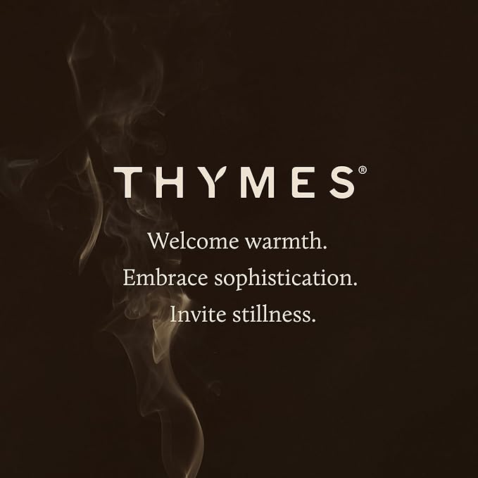 Thymes Noir Woods Scented Candles for Home Decor – Notes of Fresh Evergreen, Smoky Wood & Golden Amber – Luxury Home Fragrance Gifts for Women & Men – Burns Up to 40 Hrs (Boxed Votive Candle, 6.5 oz)