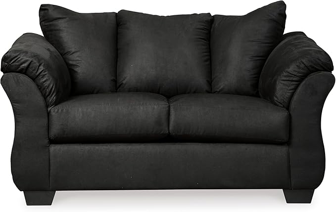 Signature Design by Ashley Darcy 1` Loveseat, Black
