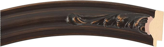 OVALCREST Oval Beveled Wall Mirror for Home Decor - Florence Style - Rubbed Bronze - 24" x 20"