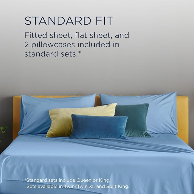 TEMPUR ProAir Sheet Set Blue Azure - TwinXL