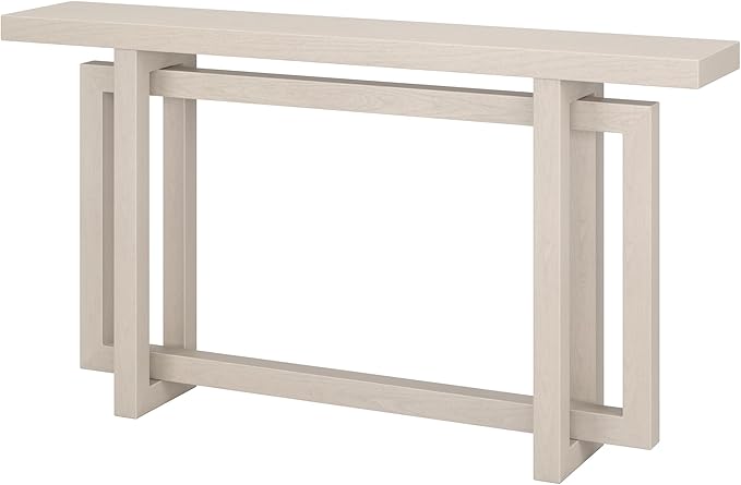 Henn&Hart Breslow Console Table, 55" Wide, White