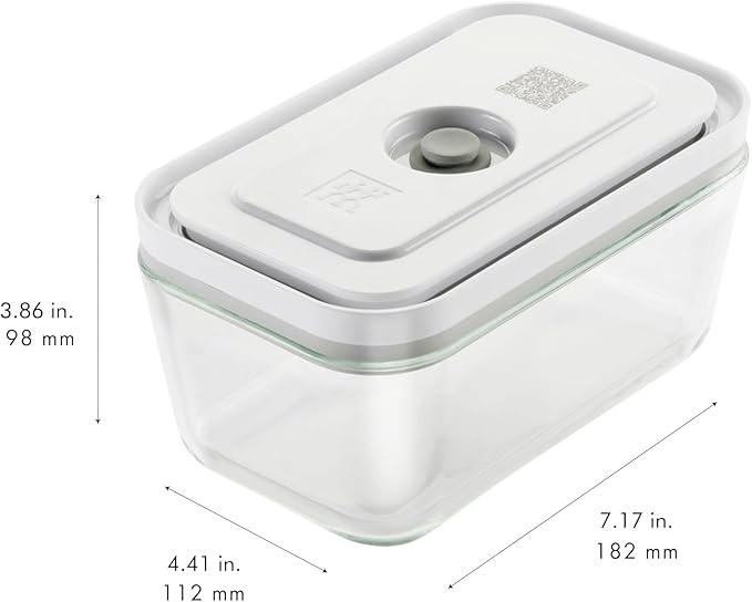 ZWILLING Fresh & Save Glass Airtight Food Storage Container, Meal Prep Container - Medium