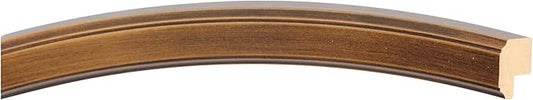 OVALCREST Oval Beveled Wall Mirror for Home Decor - Toronto Style - Sunset Gold - 18" x 14"