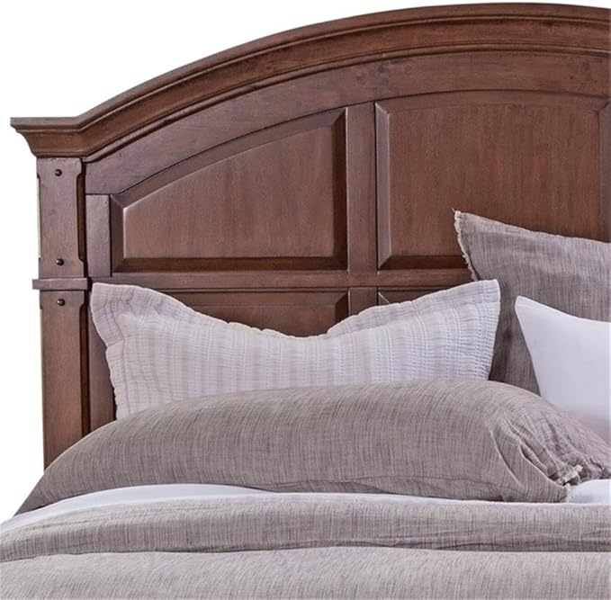 American Woodcrafters Sedona Cinnamon Cherry Queen Wood Panel Headboard