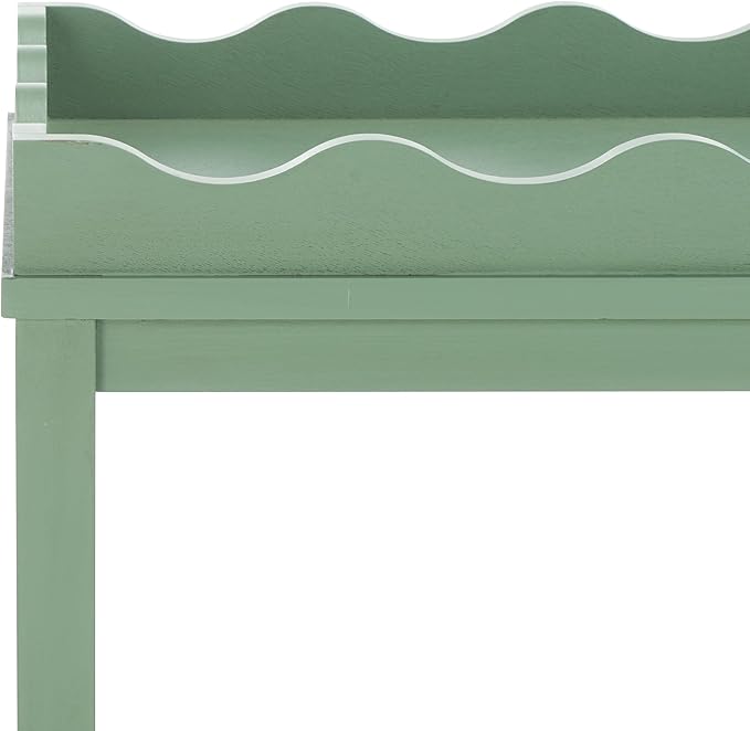 SAFAVIEH Home Collection Darlyn Sage Green 1-Drawer Rectangle Accent Table