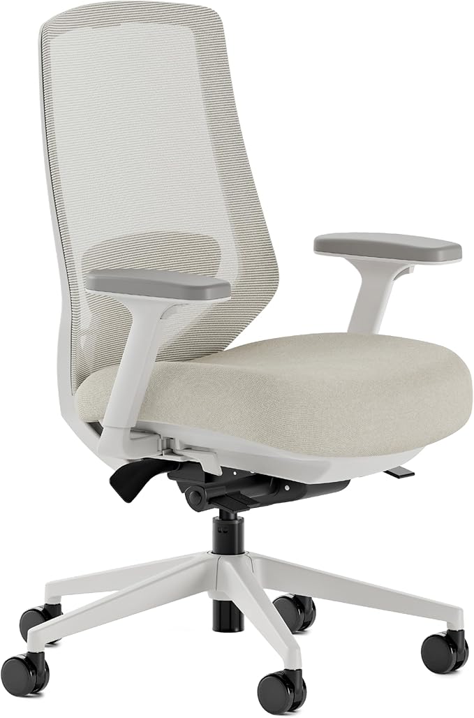 Branch Ergonomic Chair Pro - Mesh Office Chair with 14 Points of Adjustment - Height, Depth & Tilt Adjustable - 5D Armrests - Forward Tilt, Smooth Recline, and Lumbar Support - Shore