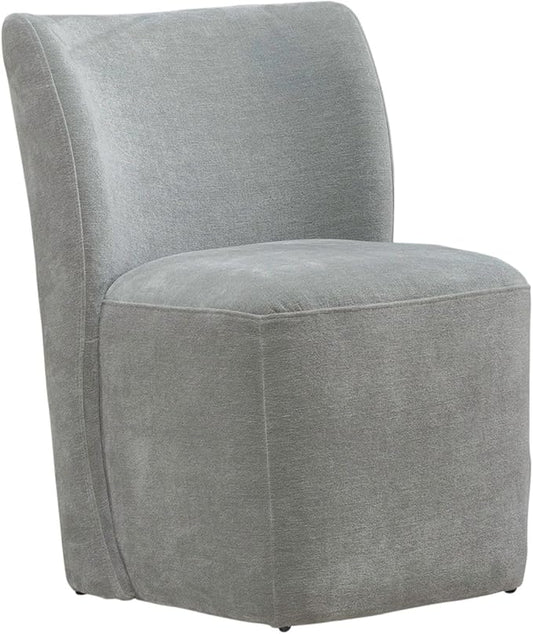 Liberty Furniture Accent Dining Chairs with Castors - Rounded Back - Sapphire Upholstry - Set of Four