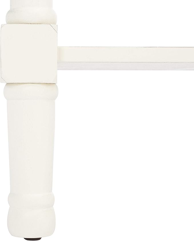 SAFAVIEH Home Collection Landers Distressed 3-Drawer Console Table CNS5711A, Distrssed White