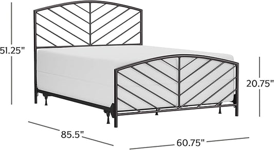 Hillsdale Furniture Essex Bed, Queen, Metallic Brown