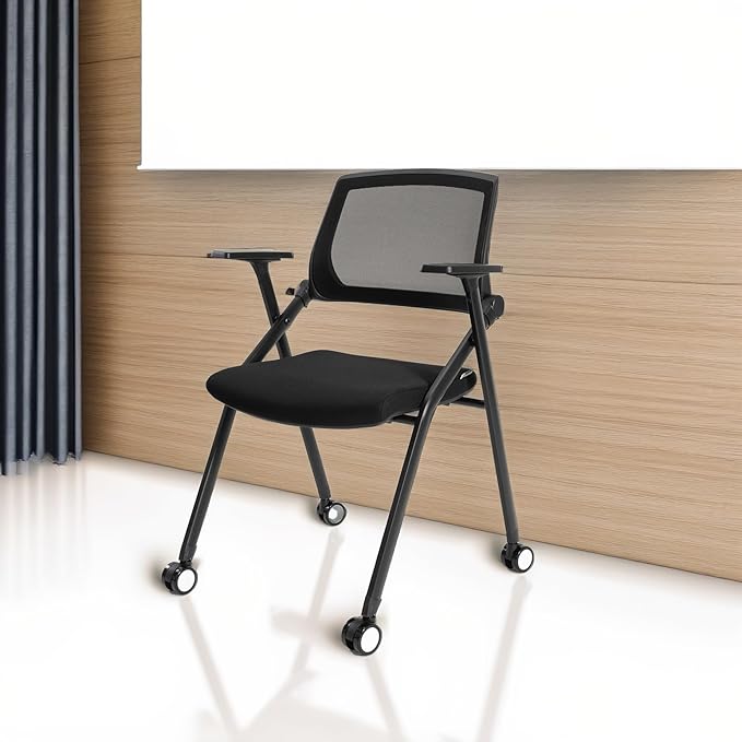 20 Pack Folding Chairs Capacity Portable Nesting Commercial Seat for School Events Office Picnic Kitchen Conference Waiting Training Room