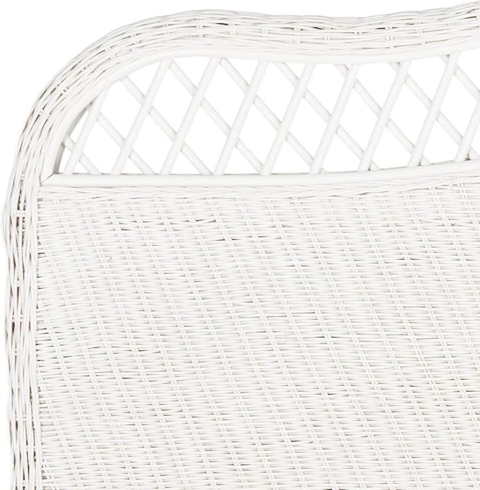 Safavieh Home Collection Sephina White Rattan Headboard (Queen)