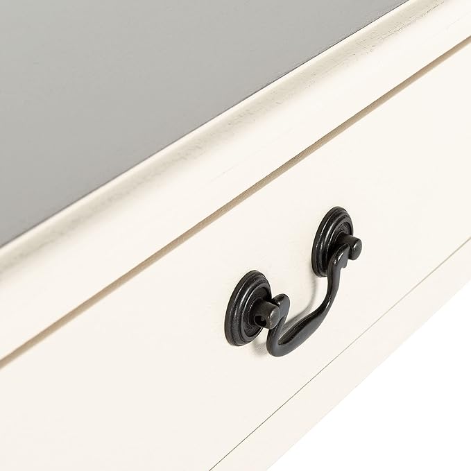 SAFAVIEH Home Collection Athena Distressed White 2-Drawer Console Table