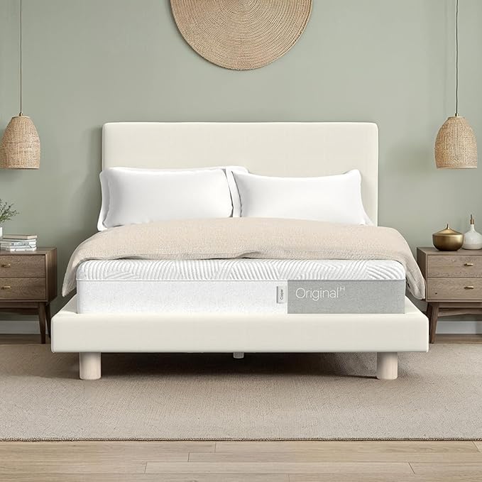 Casper Sleep Original Hybrid Queen Mattress – Medium Feel with Zoned Support – Motion Isolation – Breathable, Cooling Memory Foam – 100-Night Trial – CertiPUR-US