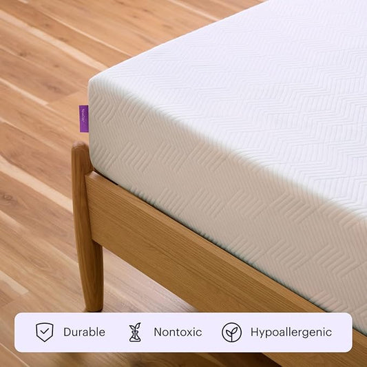 PurpleFlex Twin Mattress β 8" GelFlex Grid, Better Than Memory Foam, Temperature Neutral, Responsive, Breathable, Pressure Relief, Made in USA
