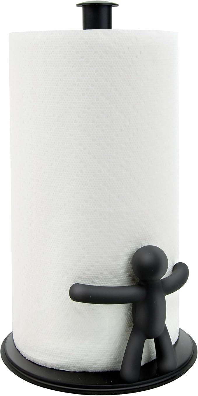 Umbra Buddy Paper Towel Holder, Black