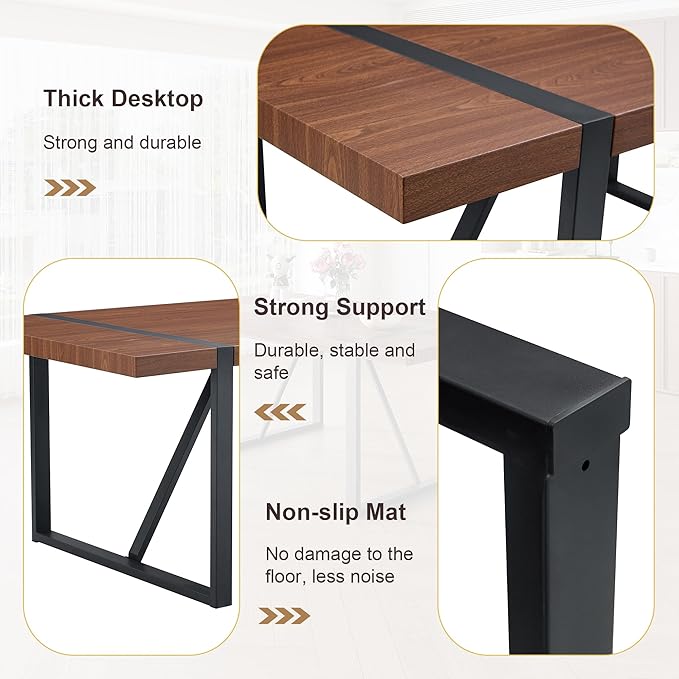 9 Piece Dining Table Set,Dining Room Table Set for 8,71'' Kitchen Table and Modern Chairs Set of 8,8 Chair Dining Table Set for Kitchen Dining Room