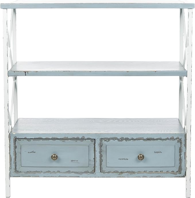 Safavieh American Homes Collection Chandra Pale Blue and White Smoke Console Table