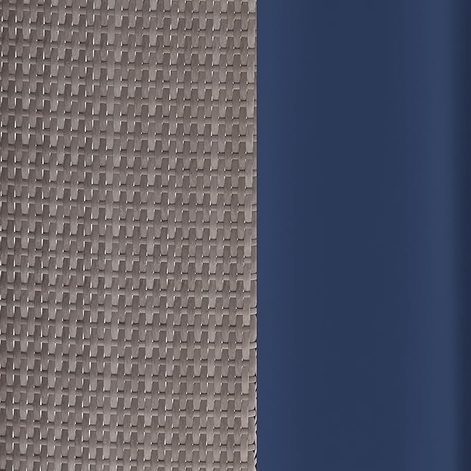 Flash Furniture Aransas Series 4 Piece Gray Patio Set with Steel Frame and Navy Cushions