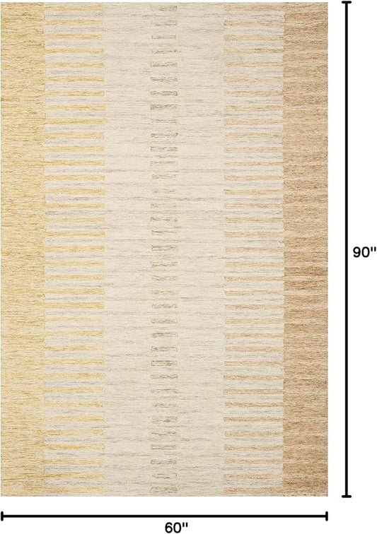 Loloi Chris Loves Julia Chris Collection CHR-01 Dove/Santa Fe 5'-0'' x 7'-6'', .50" Pile Height, Area Rug
