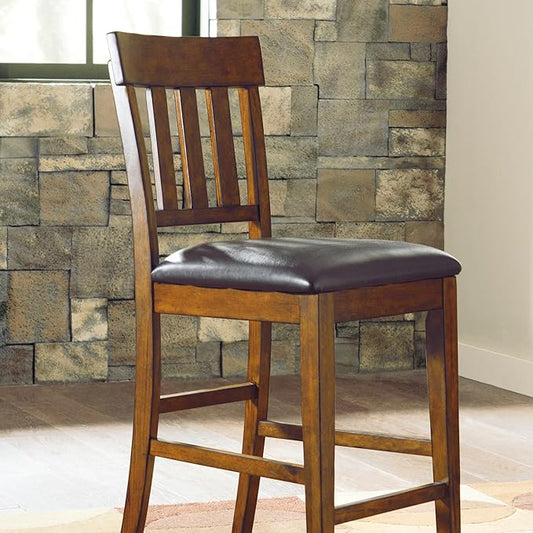 Signature Design by Ashley Ralene Counter Height Bar Stool, Medium Brown