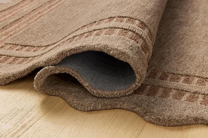Loloi Chris Loves Julia Scottie Collection SCO-01 Mocha/Clay 5'-0" x 7'-6", .87" Pile Height, Area Rug