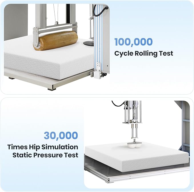 Yaheetech 12 Inch Queen Mattress 3 Foam Layer Cooling Gel Memory Foam Mattresses, Green Tea for Fresher Sleep, Medium Firm, CertiPUR-US Certified, No Fiberglass, Queen Size Mattress in a Box