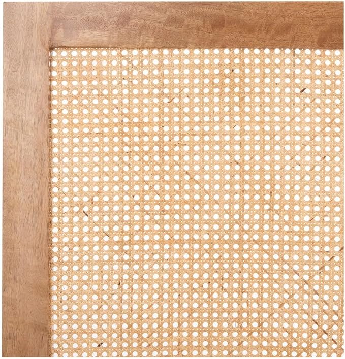SAFAVIEH Home Collection Vienna Natural Cane Twin Headboard Platform, Single