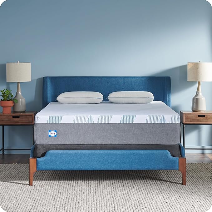 Sealy Dreamlife 12” Hybrid Mattress-in-a-Box, Queen, SealyComfort Gel Memory Foam, SealyResponsive Encased Coils, Surface-Guard Technology