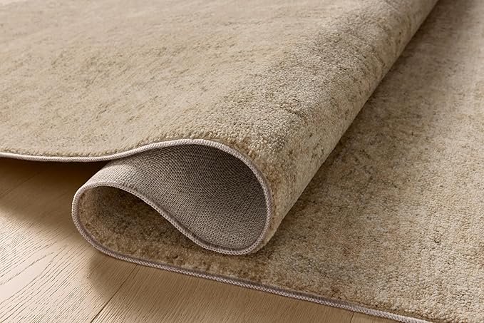 Loloi Magnolia Home by Joanna Gaines Junie Collection JUE-02 Oatmeal/Smoke 2'-7" x 10'-0", .38 Pile Height, Runner Rug