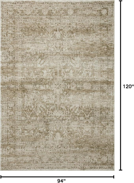 Loloi Amber Lewis Honora Collection HON-01 Khaki/Beige 7'-10" x 10' Area Rug