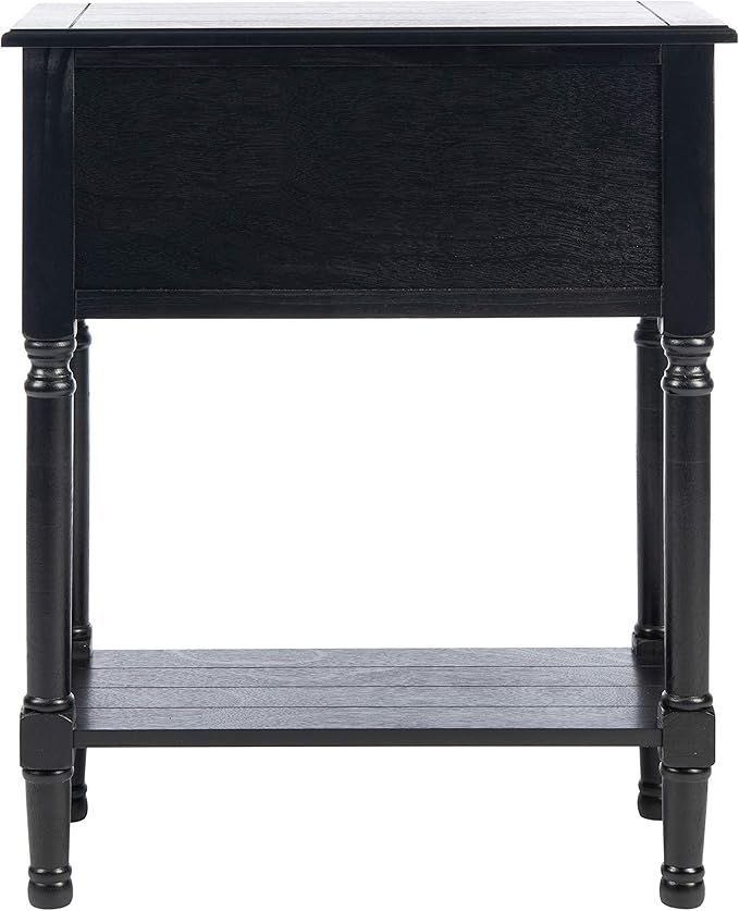 SAFAVIEH Home Collection Primrose Black 3-Drawer Console Table