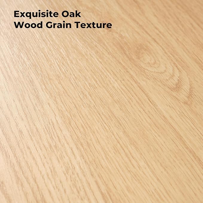 EUREKA ERGONOMIC Standing Desk, 63inch Executive Computer Desk Adjustable Height Stand up Table Modern Trapezoidal Leg,Touch Screen,Oak