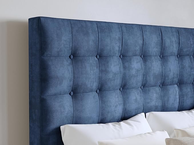 Navy Sutton Queen Headboard