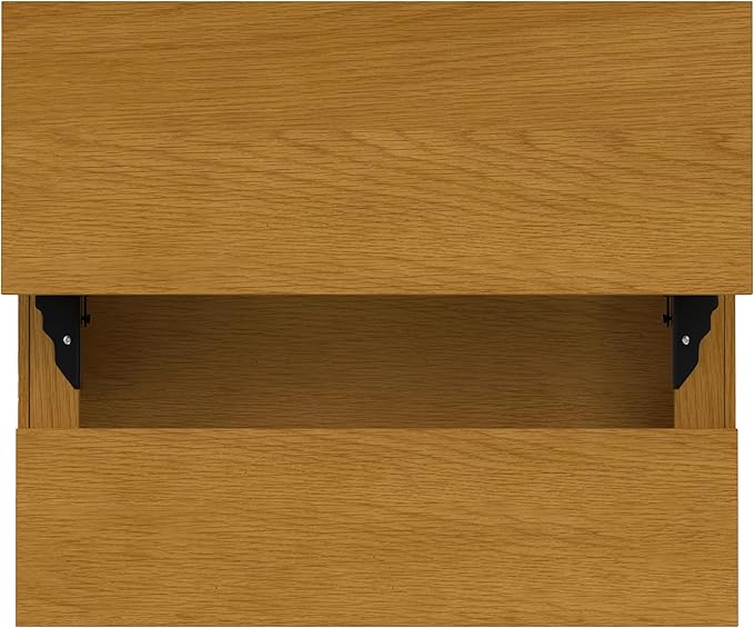 SIMPLIHOME Hunter Small Lift Top Coffee Table - 36 inch Wide Solid Oak Veneer and Metal Industrial Cocktail Table in Oak, Living Room Table with Hidden Storage, 2 Cubbies, and Hairpin Legs