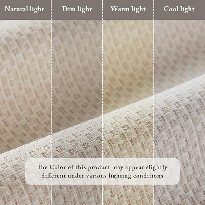 Madison Park Galen Matte Linen Cordless Roman Shades - Fabric Privacy Single Panel Darkening, Energy Efficient, Thermal Insulated Window Blind Treatment, for Home, Living Room Decor, 27" W x 64" H