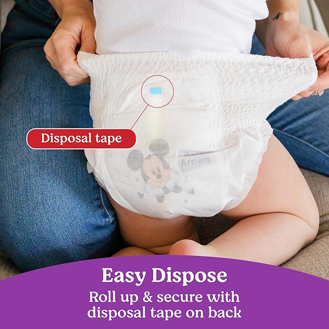 Huggies Size 7 Baby Diapers, Little Movers HuggFit 360° Baby Diapers with 360° Waistband, Size 7 (41+ lbs), 14 Count, Packaging May Vary